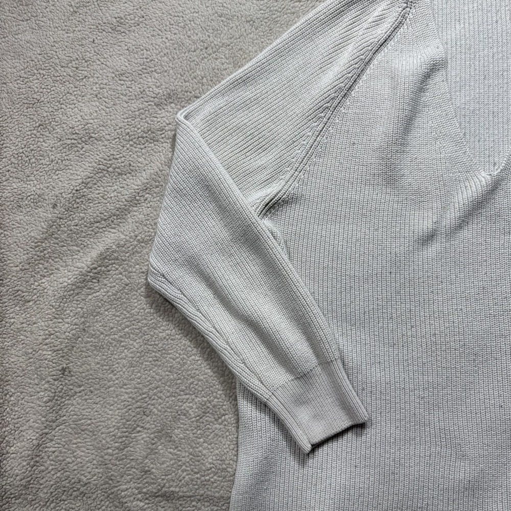 Athleta Sweater Womens Large V Neck Merino Wool Blend Pullover Knit Long Sleeve - Picture 6 of 13
